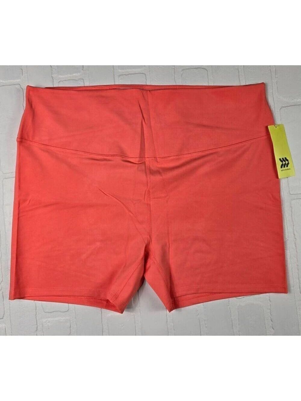 All in Motion Coral Pink Bike Shorts 3X